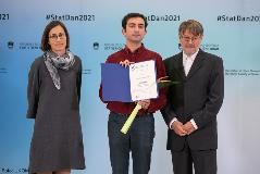 Klemen Pavlič's recognition to the young statistician Damjan Manevski