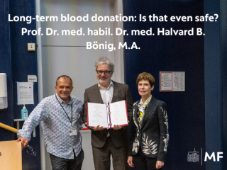 Prof. Dr. Halvard B. Bönig: Long-term blood donation: Is that even safe?