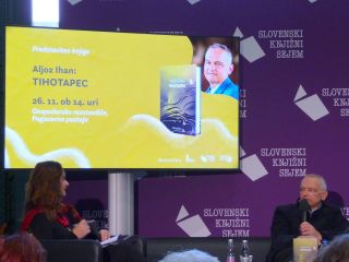 Izšel Tihotapec, novi roman prof. dr. Alojza Ihana