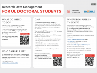 Research Data Management for UL doctoral students