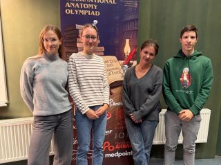 Študentke UL MF osvojile drugo mesto na mednarodni anatomski olimpijadi International Anatomy Olympiad 2025