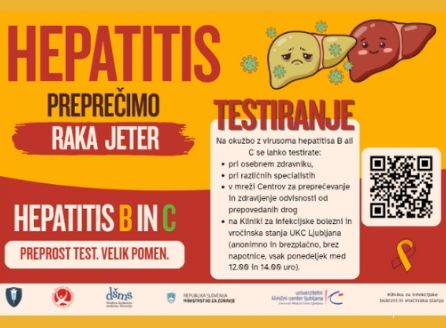 Ob svetovnem dnevu hepatitisa - 28. julij 2026 - brezplačno testiranje