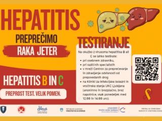 Ob svetovnem dnevu hepatitisa - 28. julij 2026 - brezplačno testiranje